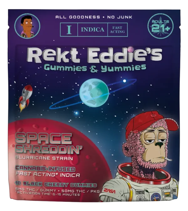 Space Shreddin Slurricane - Indica - Fast-Acting Delta 9 THC Gummies - ART - front