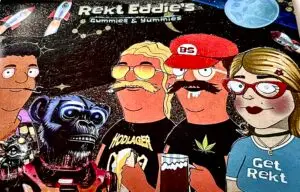 Rekt Eddie's Guava Gelato THC Gummies - Fast-acting THC Gummies - 5m THC Gummies - 10mg THC Gummies - Indica Dominant Hybrid THC Gummies - Organic THC Gummies - Vegan THC Gummies - Gluten Free THC Gummies - NFT Community - Web3